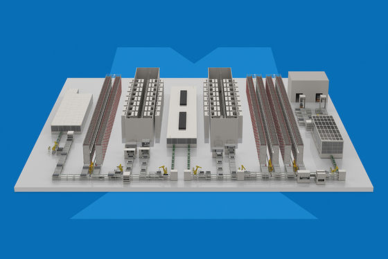 Nieuw energiebatterij-postverwerkingssysteem